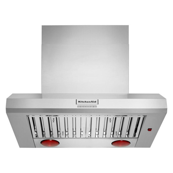 Kitchenaid® 36" 585 or 1170 CFM Motor Class Commercial-Style Wall-Mount Canopy Range Hood KVWC956KSS Kitchenaid® 36" 585 or 1170 CFM Motor Class Commercial-Style Wall-Mount Canopy Range Hood KVWC956KSS