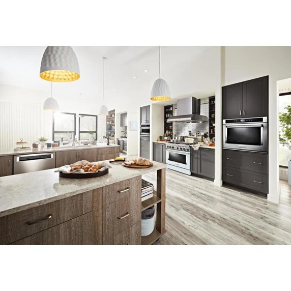Kitchenaid® 36" 585 or 1170 CFM Motor Class Commercial-Style Wall-Mount Canopy Range Hood KVWC956KSS