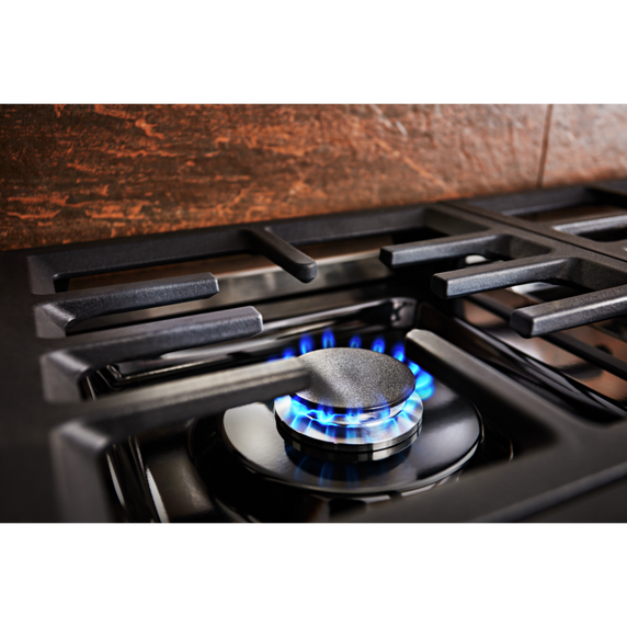 KitchenAid® 48'' Smart Commercial-Style Gas Range with Griddle KFGC558JSC