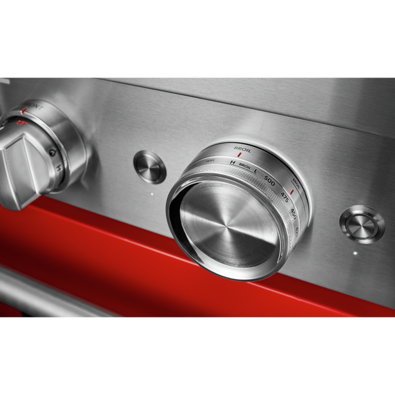 KitchenAid® 30'' Smart Commercial-Style Dual Fuel Range with 4 Burners KFDC500JPA