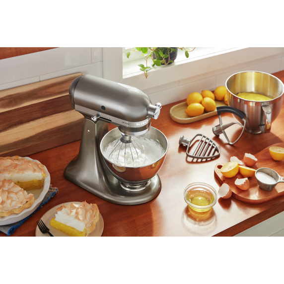 Kitchenaid® Artisan® Series 5 Quart Tilt-Head Stand Mixer with Premium Accessory Pack KSM195PSMS