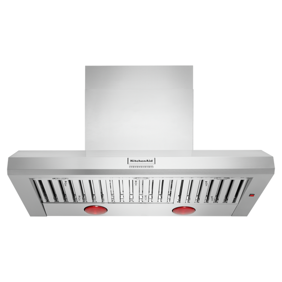 Kitchenaid® 48'' 585 or 1170 CFM Motor Class Commercial-Style Wall-Mount Canopy Range Hood KVWC958KSS