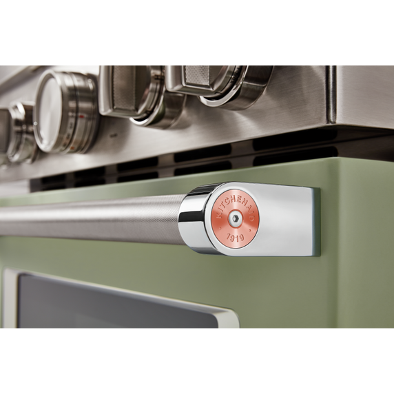 KitchenAid® 30'' Smart Commercial-Style Gas Range with 4 Burners KFGC500JAV