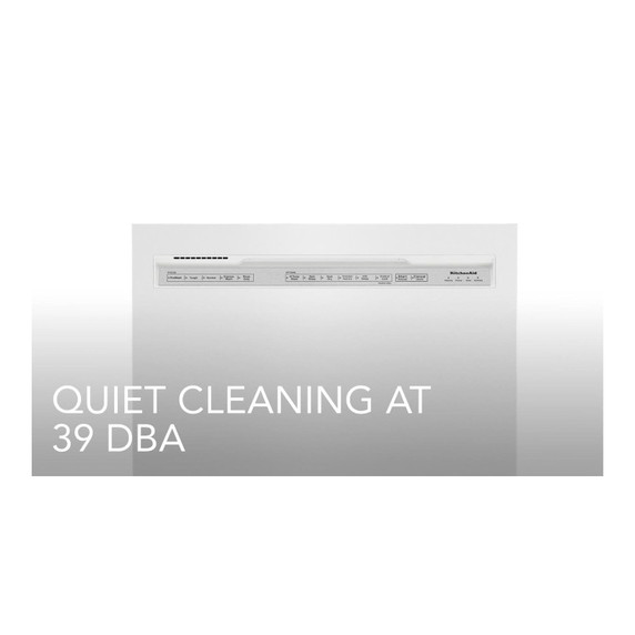 KitchenAid® 39 dBA Dishwasher with Third Level Utensil Rack KDFE204KWH