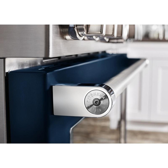 KitchenAid® 30'' Smart Commercial-Style Dual Fuel Range with 4 Burners KFDC500JIB
