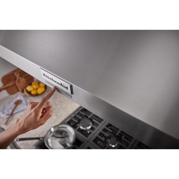 Kitchenaid® 36" 585 CFM Motor Class Commercial-Style Under-Cabinet Range Hood System KVUC606KSS