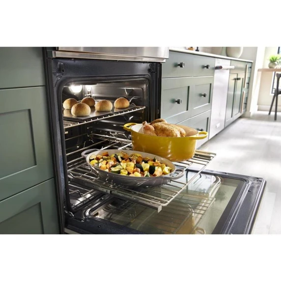 Kitchenaid® 30-Inch 4-Element Induction Slide-In Convection Range with Air Fry KSIS730PSS
