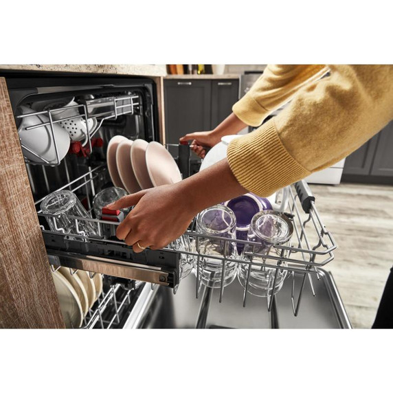 Kitchenaid® 44 dBA Dishwasher in PrintShield™ Finish with 360° Max Jets™ Third Rack KDPM604KPS