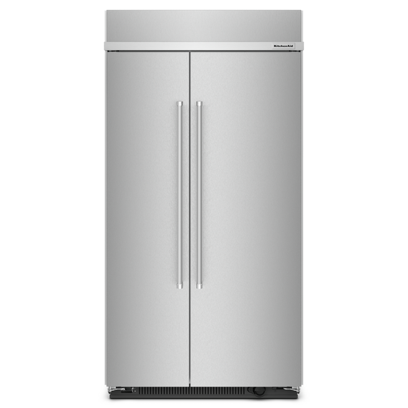 Kitchenaid® 25.5 Cu Ft. 42 Built-In Side-by-Side Refrigerator KBSN702MPS