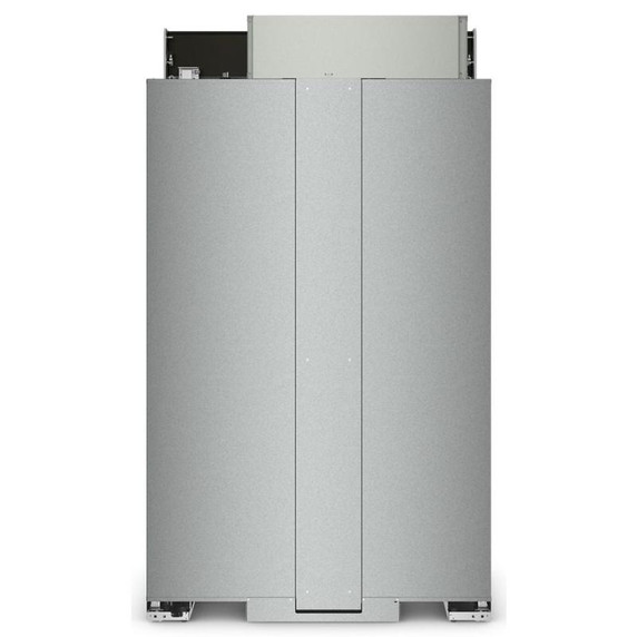 Kitchenaid® 29.4 Cu. Ft. 48" Built-In Side-by-Side Refrigerator with Ice and Water Dispenser KBSD708MBS