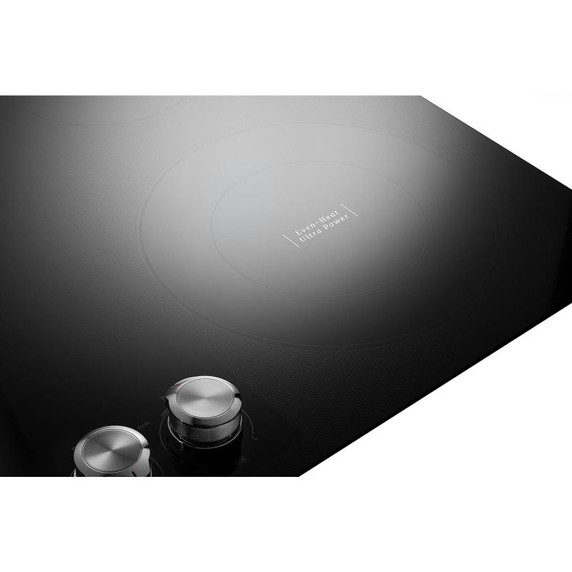 Kitchenaid® 36" Electric Cooktop with 5 Elements and Knob Controls KCES556HBL