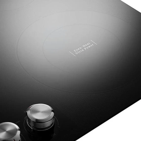 Kitchenaid® 36" Electric Cooktop with 5 Elements and Knob Controls KCES556HBL