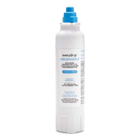 everydrop® value Refrigerator Water Filter L8 (compares to LG® LT-800) EVFILTERL8B