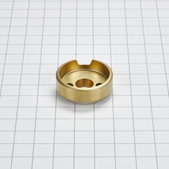 Range Brass Knob Bezel, Surface/Grille W11316873