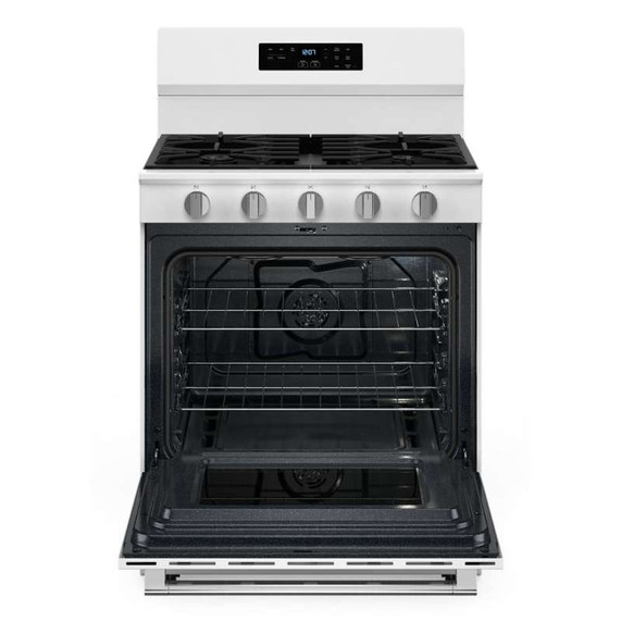 Maytag® 30-Inch Convection Gas Range With No Preheat Air Fry and Air Baking - 5.0 Cu. Ft. MFGS6030RW