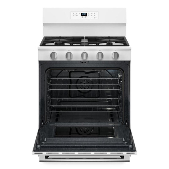 Maytag® 30-Inch Convection Gas Range With No Preheat Air Fry and Air Baking - 5.0 Cu. Ft. MFGS6030RW