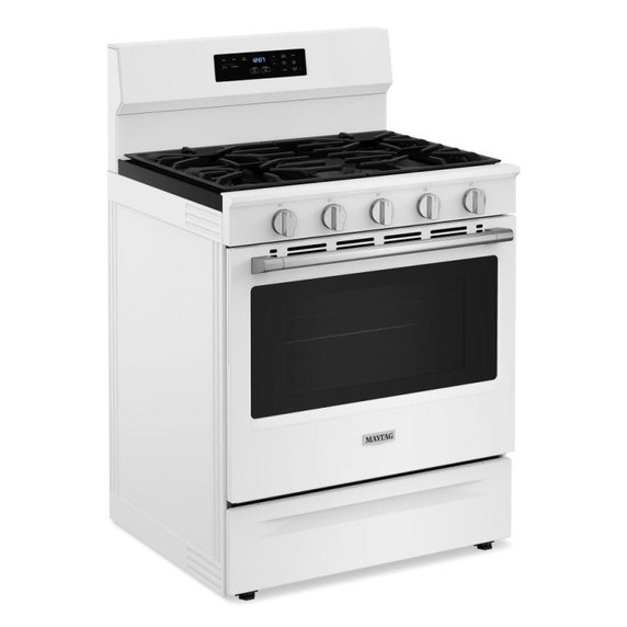 Maytag® 30-Inch Convection Gas Range With No Preheat Air Fry and Air Baking - 5.0 Cu. Ft. MFGS6030RW