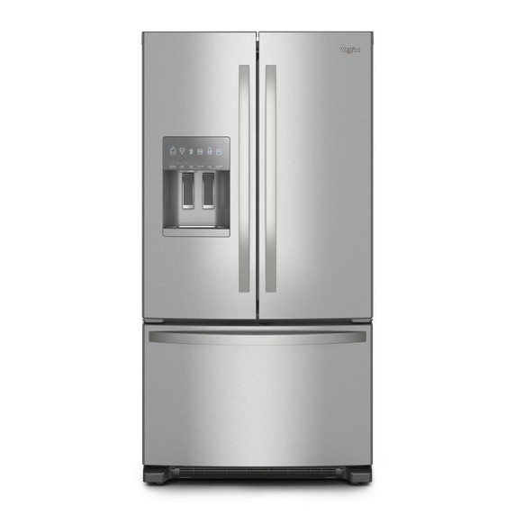 Whirlpool® 36-Inch Wide French Door Bottom Mount Refrigerator - 25 cu. ft. WRFF3436RZ Whirlpool® 36-Inch Wide French Door Bottom Mount Refrigerator - 25 cu. ft. WRFF3436RZ