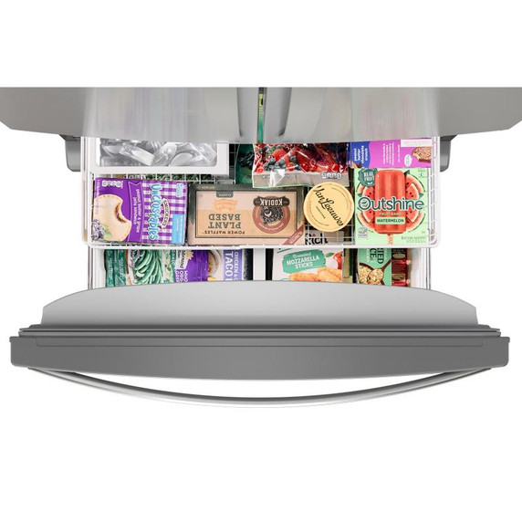 Whirlpool® 36-Inch Wide Full-Depth French Door Bottom Mount Refrigerator - 25 cu. ft. WRFF3036RZ