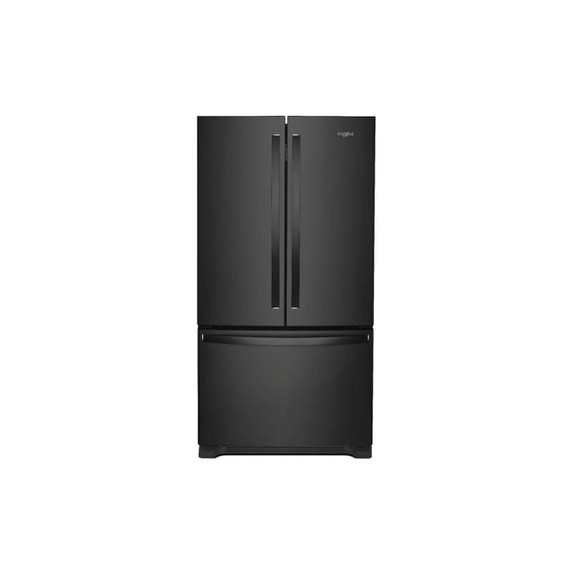 Whirlpool® 36-Inch Wide Counter-Depth French Door Bottom Mount Refrigerator - 20 cu. ft. WRFC2036RB