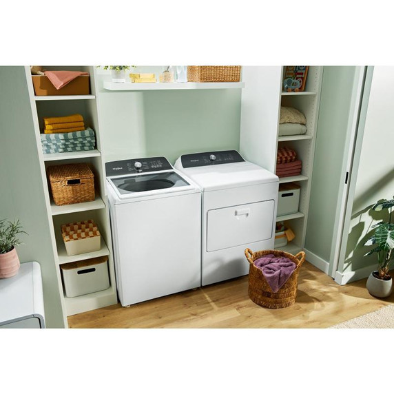 Whirlpool® 5.2 Cu. Ft. I.E.C. Top Load Agitator Washer with Built-In Faucet WTW5025SW