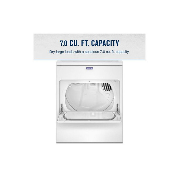 Maytag® Top Load Gas Wrinkle Prevent Dryer - 7.0 cu. ft. MGD4005SW Maytag® Top Load Gas Wrinkle Prevent Dryer - 7.0 cu. ft. MGD4005SW