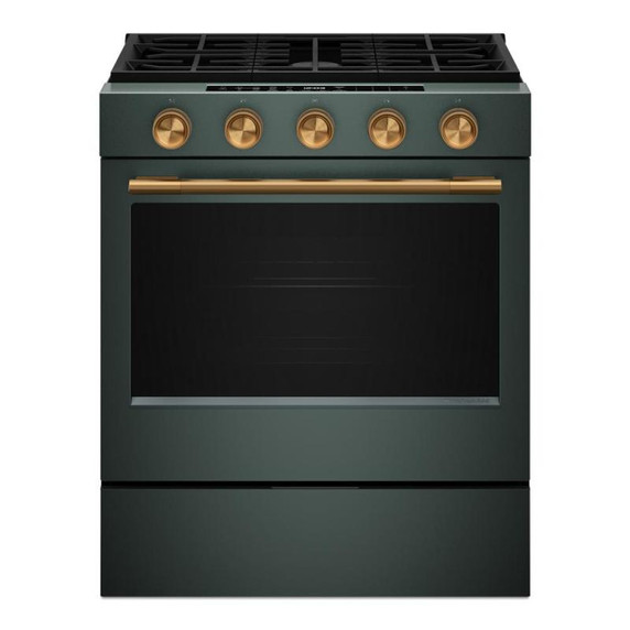 Kitchenaid® 5.0 Cu. Ft. Smart Slide-in Gas Range with Convection Cooking Modes and 2-in-1 Burner KSGS530SJP