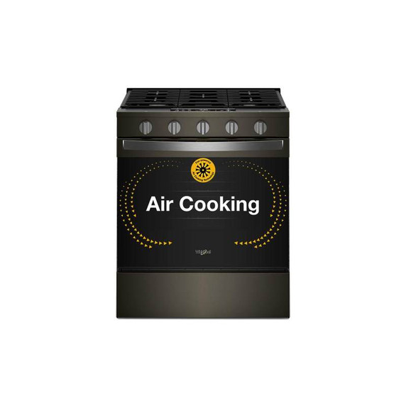 Whirlpool® 30-inch Gas Range with Air Cooking Technology WSGS5030SV