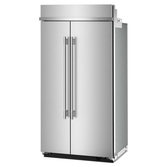 Kitchenaid® 25.5 Cu. Ft. 42" Built-In Side-by-Side Refrigerator with Platinum Interior KBSN742SPS Kitchenaid® 25.5 Cu. Ft. 42" Built-In Side-by-Side Refrigerator with Platinum Interior KBSN742SPS