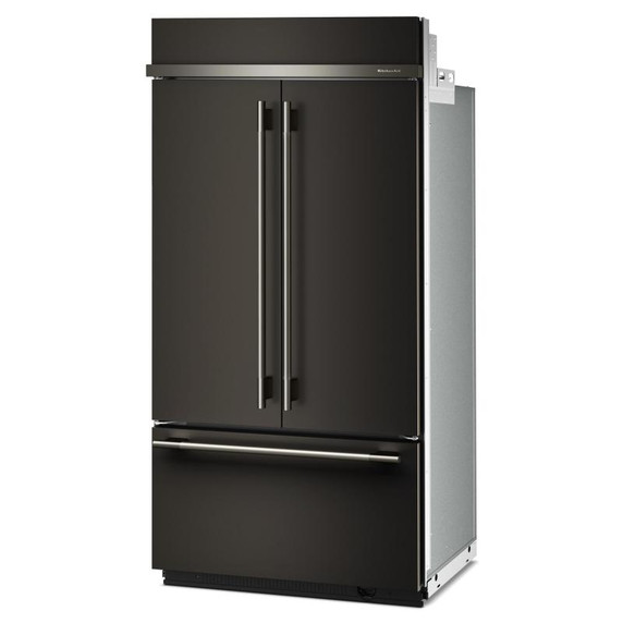 Kitchenaid® 24.2 Cu. Ft. 42" Built-In French Door Bottom Mount Refrigerator with Platinum Interior KBFN542SBE Kitchenaid® 24.2 Cu. Ft. 42" Built-In French Door Bottom Mount Refrigerator with Platinum Interior KBFN542SBE
