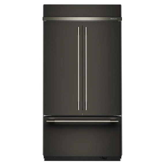 Kitchenaid® 24.2 Cu. Ft. 42" Built-In French Door Bottom Mount Refrigerator with Platinum Interior KBFN542SBE