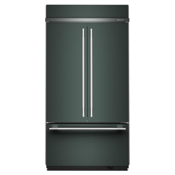 Kitchenaid® 24.2 Cu. Ft. 42" Built-In French Door Bottom Mount Refrigerator with Platinum Interior KBFN542SJP