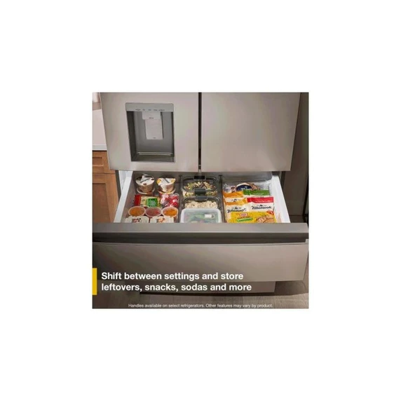 Whirlpool® 29 Cu. Ft. Family-Sized Capacity French door refrigerator with Flexible Temperature Drawer WRMF3636SZ