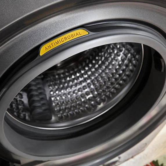 Whirlpool® 24-in Compact ENERGY STAR® Certified Ventless Heat Pump Laundry Tower with 3.2-cu. ft. I.E.C. Washer and Electric 4.3-cu ft Dryer YWFH5424SJ