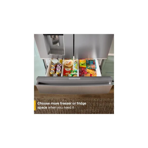 Whirlpool® 36-inch Wide True Counter Depth 4-Door French Door Refrigerator - 22 cu. ft. WRMC7036RZ