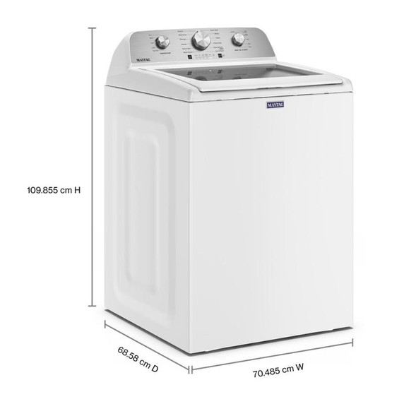 Maytag® 5.4 Cu. Ft. IECTop Load Agitator Washer with Extra Power Cycle MTW5205TW