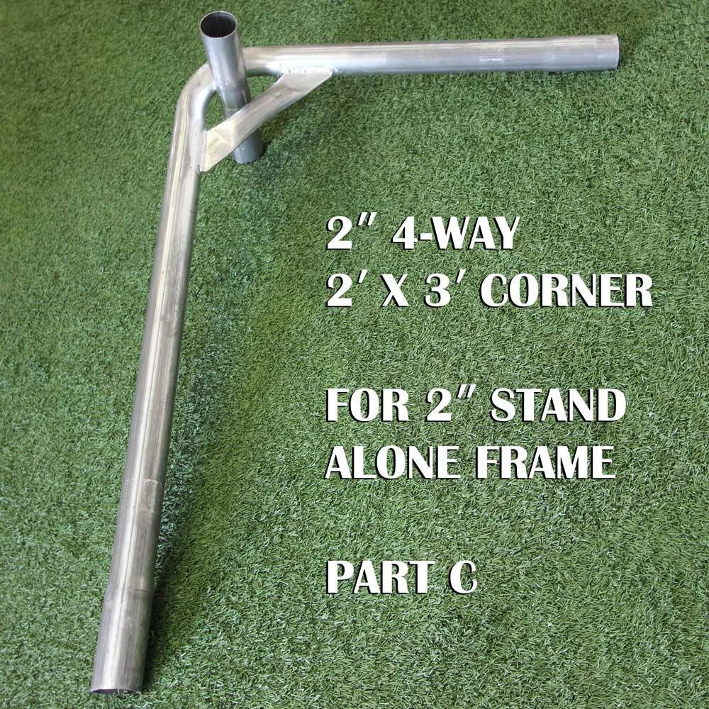 2 Inch 4-Way Corner