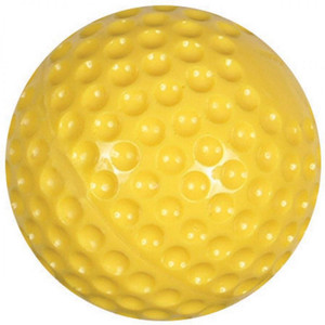 Dimpled Softball, Yellow 12" Dimpled Softball, Yellow 12"
