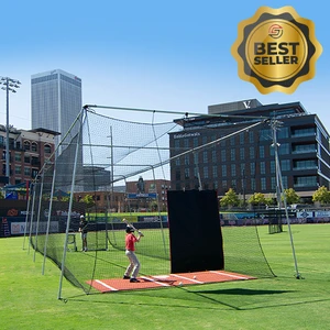 Backyard Batting Cage Complete Baseball Bundle