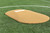 Portolite 6" One Piece Game Mound Tan