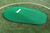8" Two Piece Game Mound Green