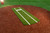 Portolite Pro Spiked Softball Game Mat Green
