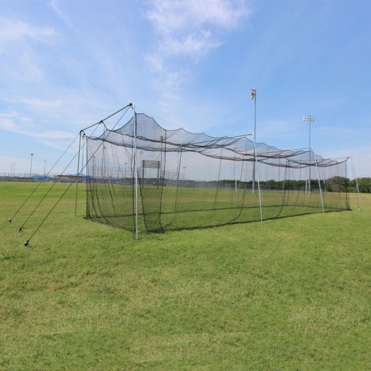 Cimarron Residential Rookie Baseball and Softball Batting Cage with Cable Frame