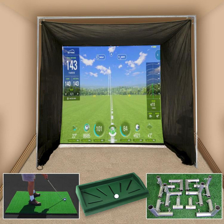 Tour Simulator Golf Net Bundle