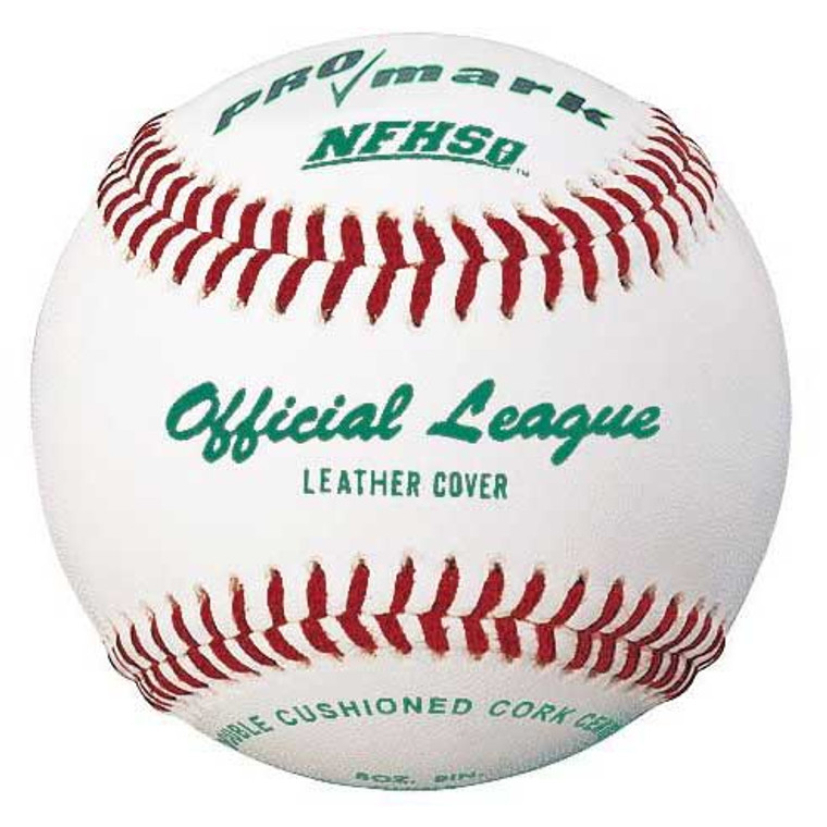 Official League LVL 1 Cowhide Leather Baseball Dozen