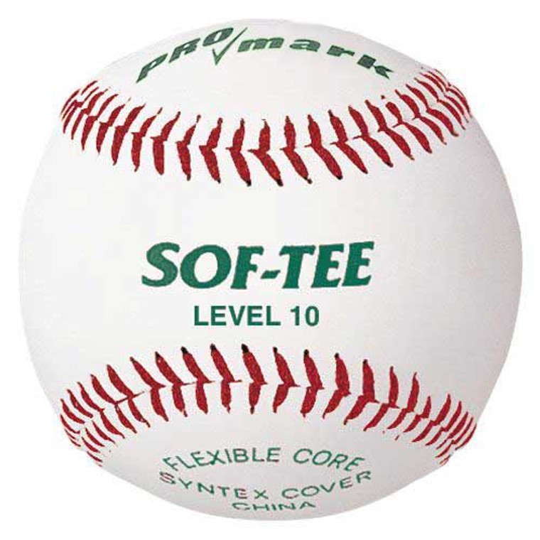 SOF-TEE Level Ten White Tee Ball