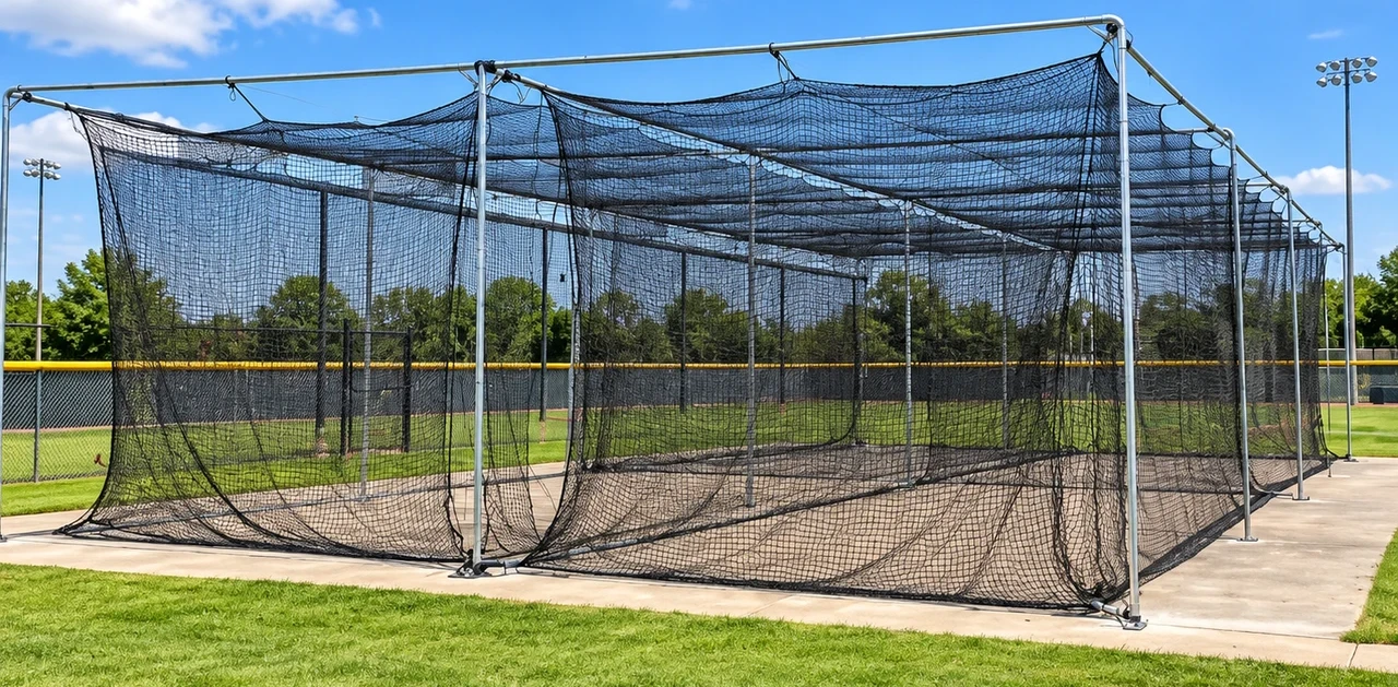 Cimarron Sports Double-Wide Stand Alone Batting Cage Frame
