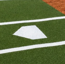 Green Pro Home Plate Mat with Inlaid Home Plate