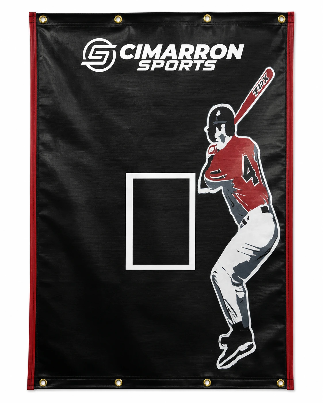 5x7 Vinyl Backstop with Square Target