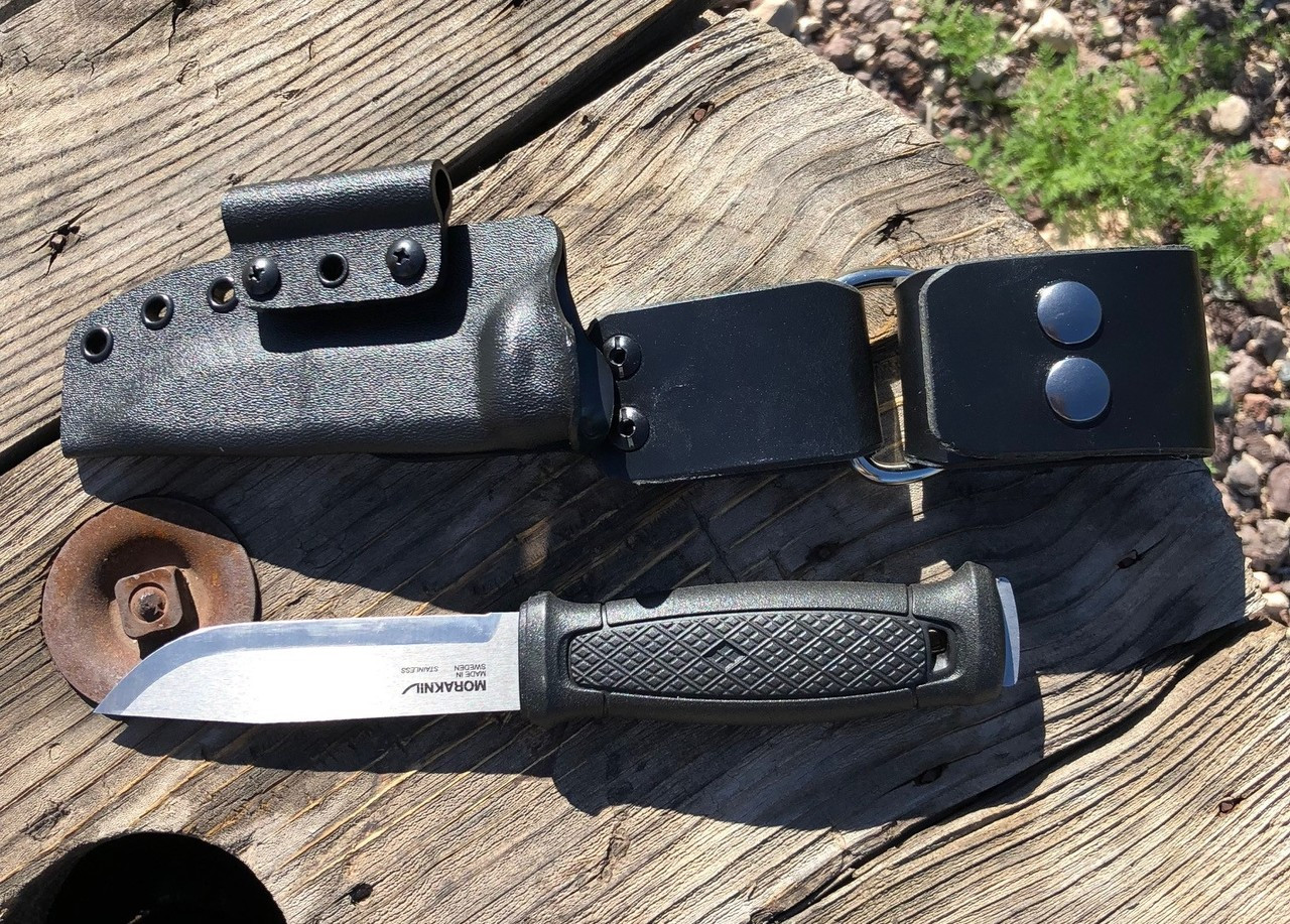 Mora Garberg with dangler and f/s loop AZWELKE Custom Kydex Sheaths